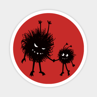 Gothic Mother And Child Evil Bugs Magnet